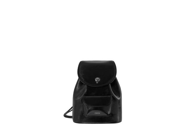 Stand Oil Stand Oil Mini Ditto Backpack In Glossy And Soft-Touch Materials Black - view 1