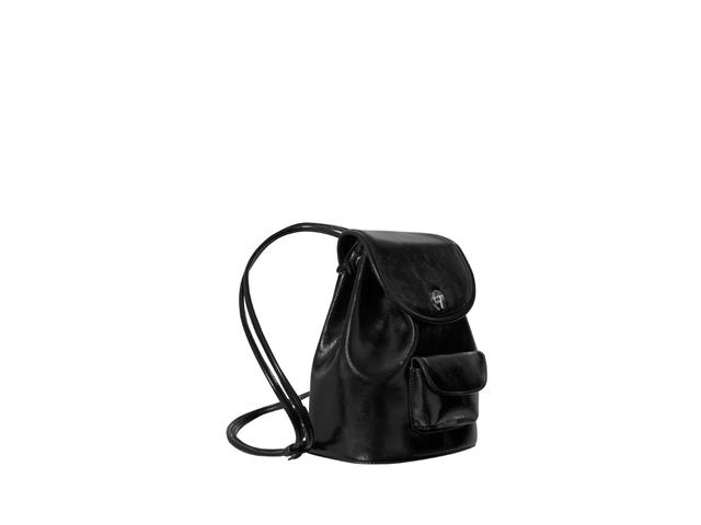 Stand Oil Stand Oil Mini Ditto Backpack In Glossy And Soft-Touch Materials Black - view 2