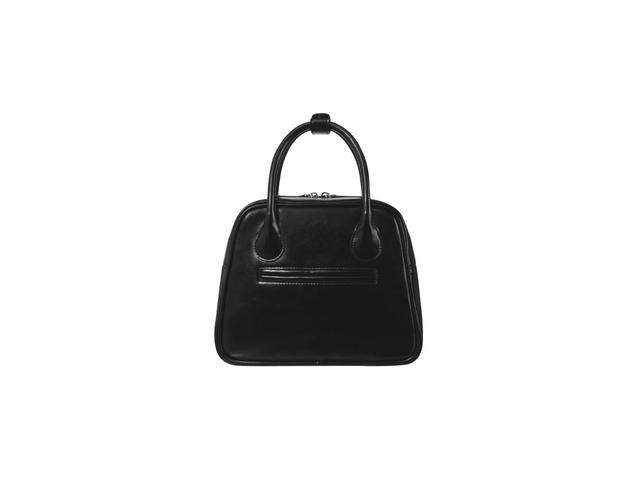 Stand Oil Stand Oil Momo Bag In Glossy Winkle Material Black - view 3