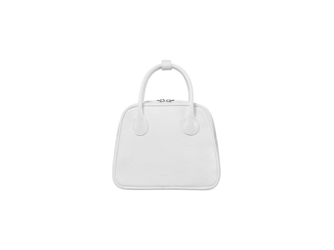 Stand Oil Stand Oil Momo Bag In Glossy Winkle Material White