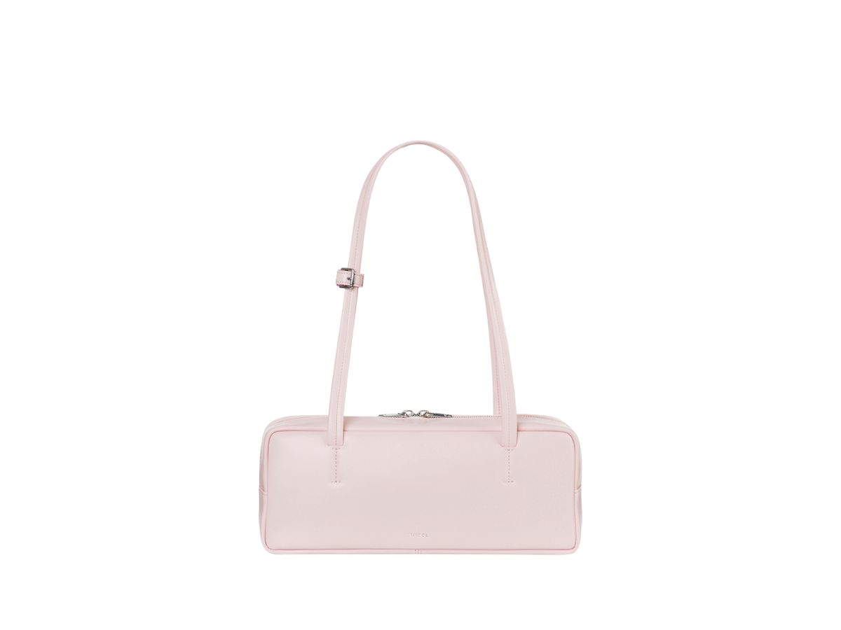 Stand Oil Stand Oil More Baguette Bag In Vegan Leather Baby Pink