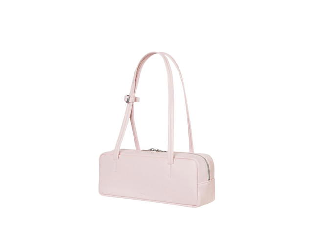 Stand Oil Stand Oil More Baguette Bag In Vegan Leather Baby Pink - view 2