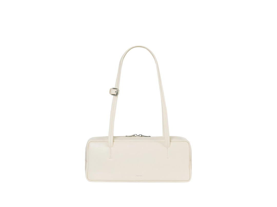 Stand Oil Stand Oil More Baguette Bag In Vegan Leather Cream