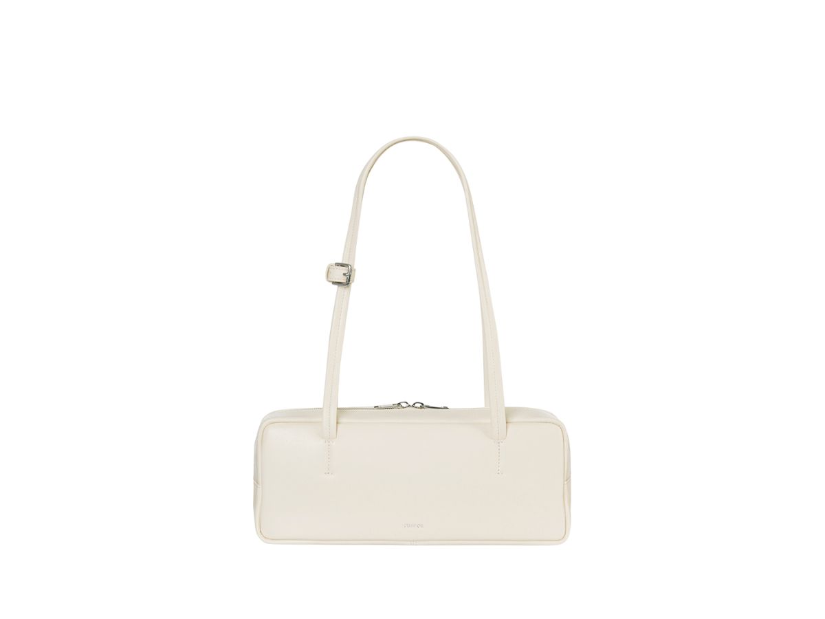 Stand Oil Stand Oil More Baguette Bag In Vegan Leather Cream