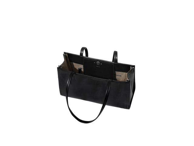 Stand Oil Stand Oil Oblong Bag In Vegan Leather Black - view 3