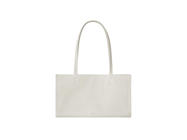 Stand Oil Stand Oil Oblong Bag In Vegan Leather Cream - view 1