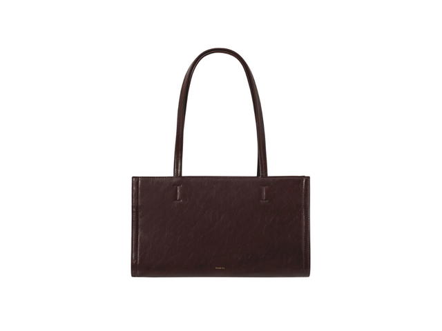 Stand Oil Stand Oil Oblong Bag In Vegan Leather Marron - view 1