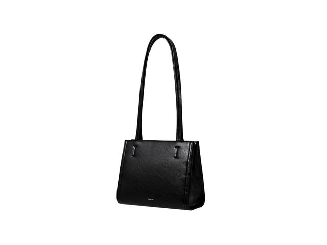 Stand Oil Stand Oil Oblong Bag Mini In Vegan Leather Black - view 2