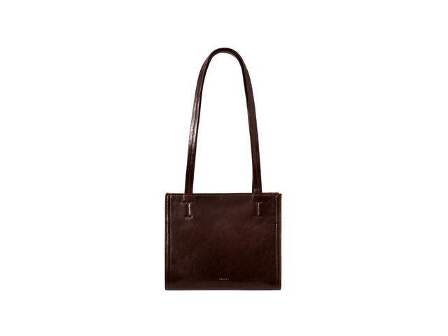 Stand Oil Stand Oil Oblong Bag Mini In Vegan Leather Marron - view 1