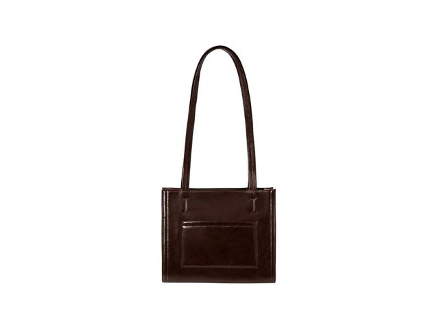 Stand Oil Stand Oil Oblong Bag Mini In Vegan Leather Marron - view 3
