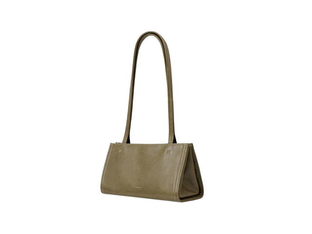 Stand Oil Stand Oil Oblong Bag Tiny In Vegan Leather Basil - view 2