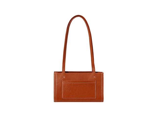 Stand Oil Stand Oil Oblong Bag Tiny In Vegan Leather Carrot - view 3