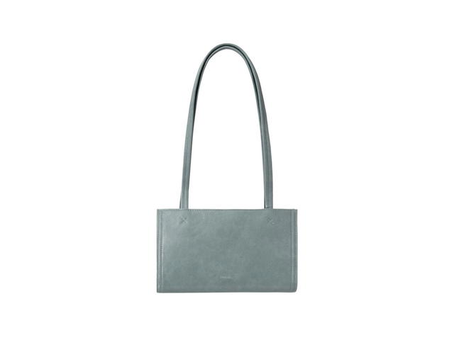 Stand Oil Stand Oil Oblong Bag Tiny In Vegan Leather Denim Blue - view 1