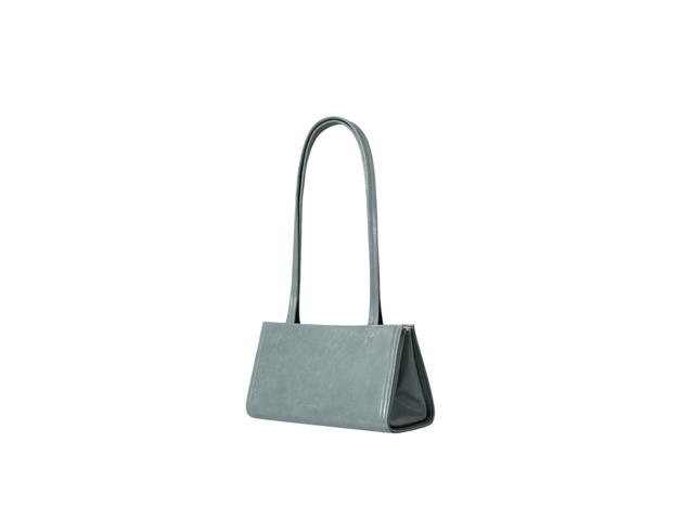 Stand Oil Stand Oil Oblong Bag Tiny In Vegan Leather Denim Blue - view 2