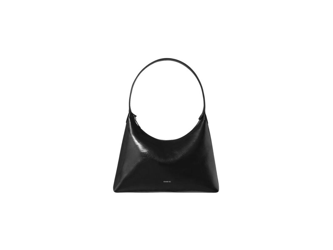Stand Oil Stand Oil Plump Bag In Glossy And Soft-Touch Materials Black