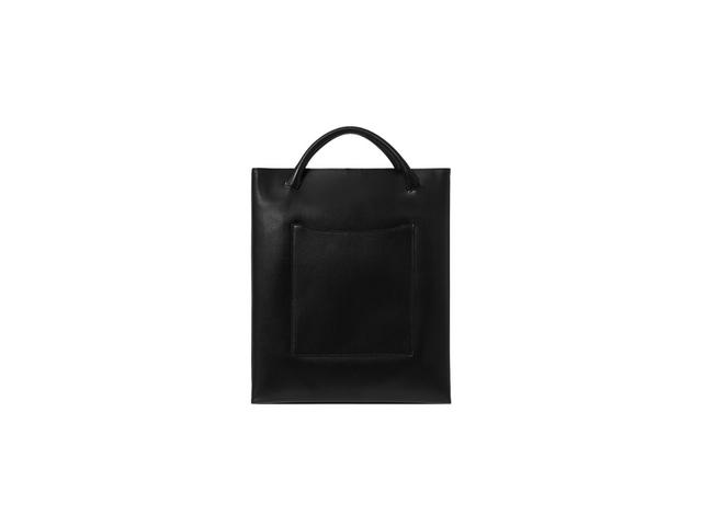 Stand Oil Stand Oil Portfolio Bag In Vegan Leather Black - view 2
