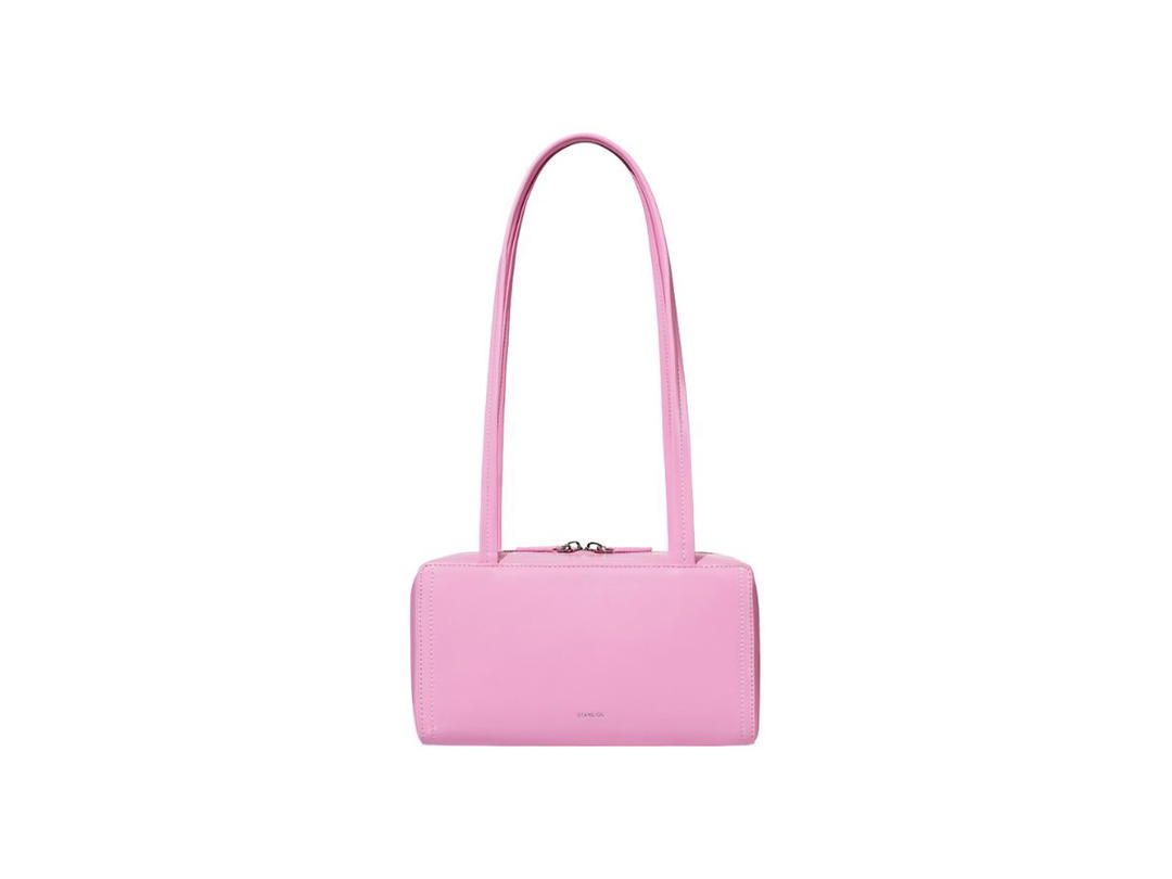 Stand Oil Stand Oil Post Bag In Vegan Leather Pink