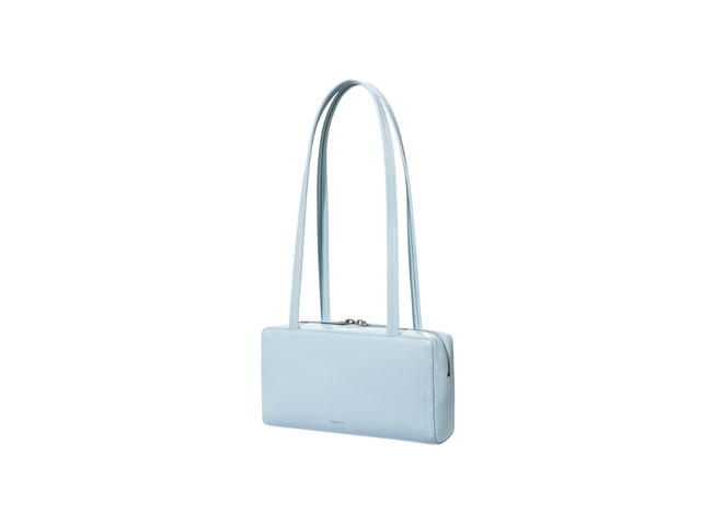 Stand Oil Stand Oil Post Bag In Vegan Leather Soft Blue - view 2