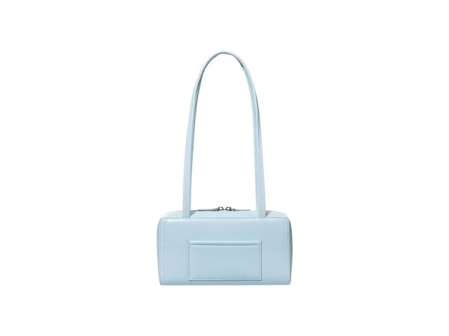 Stand Oil Stand Oil Post Bag In Vegan Leather Soft Blue - view 3