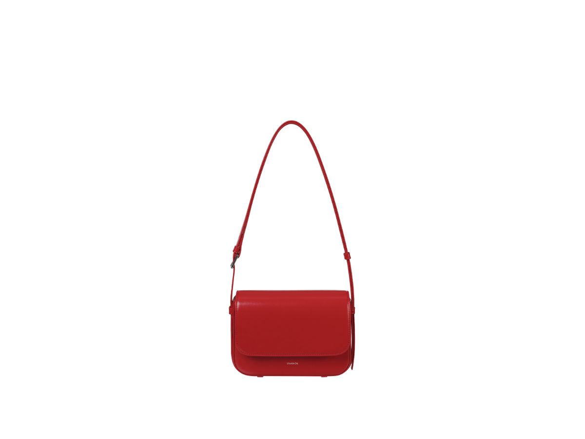 Stand Oil Stand Oil Riddle Bag In Vegan Leather Red