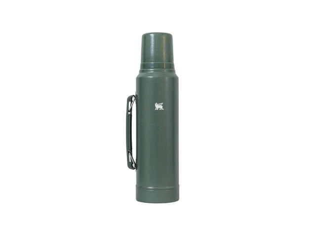Fragment Stanley x FRGMT Classic Vacuum 1.0L Bottle Hammertone Green - view 2