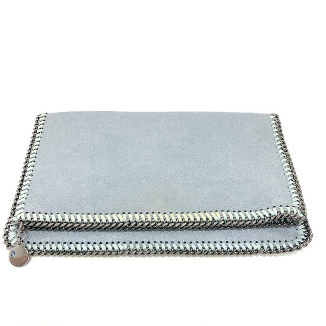 Stella Mccartney Stella McCartney Bifold Cluch Bag Bag Clutch bag fabric blue/SilverHardware - view 2