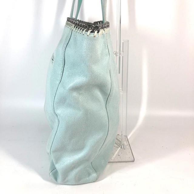 Stella Mccartney Stella McCartney Shaggy deer Chain Large Tote Bag Mint Green Based - view 4
