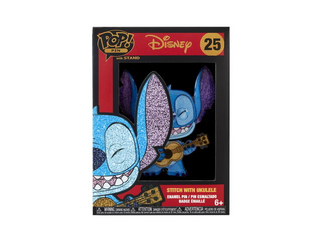 Funko Stitch with Ukulele POP! Pin: Lilo & Stitch by Loungefly - view 3