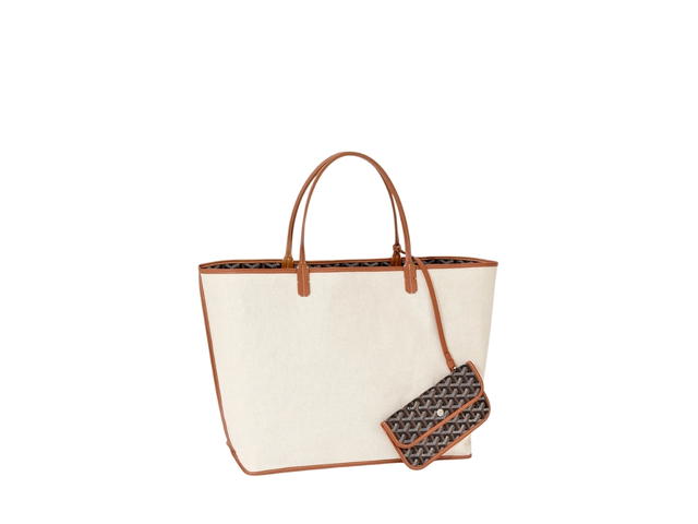Goyard Goyard Saint Louis GM Bag Leather Croc Universel Black Tan - view 3