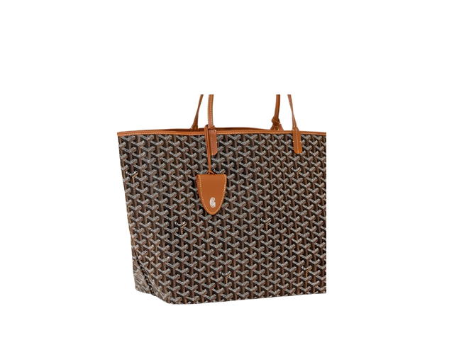 Goyard Goyard Saint Louis GM Bag Leather Croc Universel Black Tan - view 4