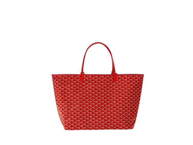 Goyard Goyard Saint Louis GM Bag Leather Croc Universel Red - view 2