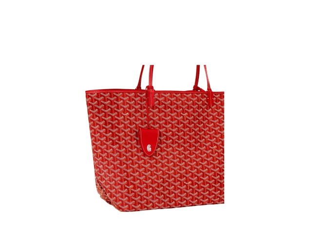 Goyard Goyard Saint Louis GM Bag Leather Croc Universel Red - view 4