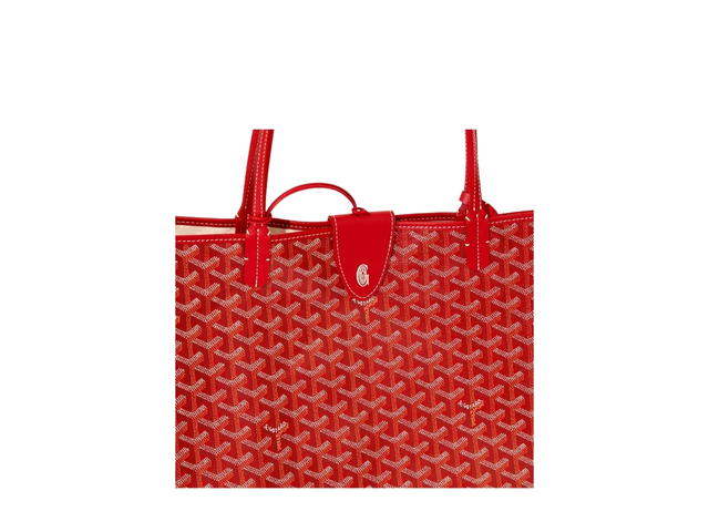 Goyard Goyard Saint Louis GM Bag Leather Croc Universel Red - view 5