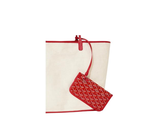 Goyard Goyard Saint Louis GM Bag Leather Croc Universel Red - view 6