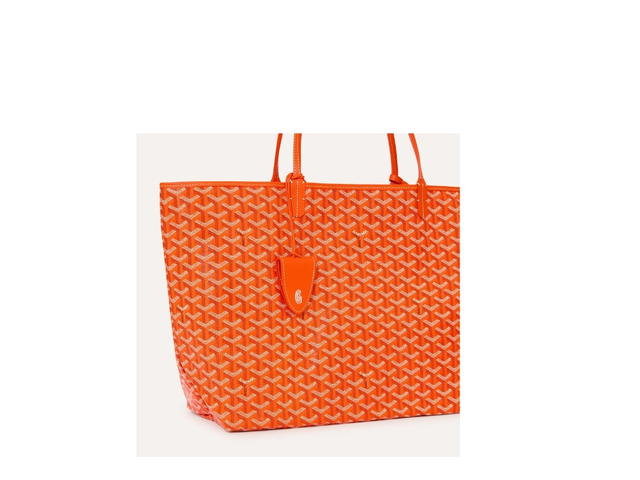 Goyard Goyard Saint Louis GM Bag Leather Croc Universel Orange - view 4