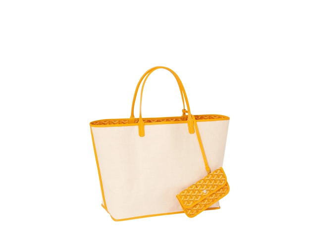 Goyard Goyard Saint Louis GM Bag Leather Croc Universel Yellow - view 3