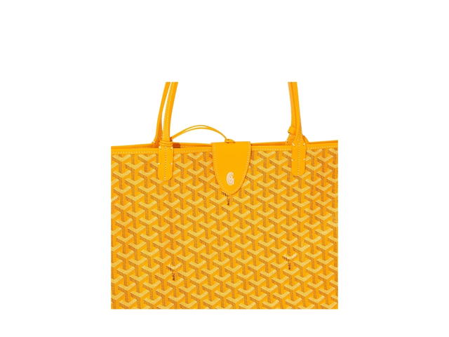 Goyard Goyard Saint Louis GM Bag Leather Croc Universel Yellow - view 5
