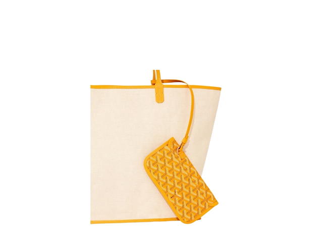 Goyard Goyard Saint Louis GM Bag Leather Croc Universel Yellow - view 6