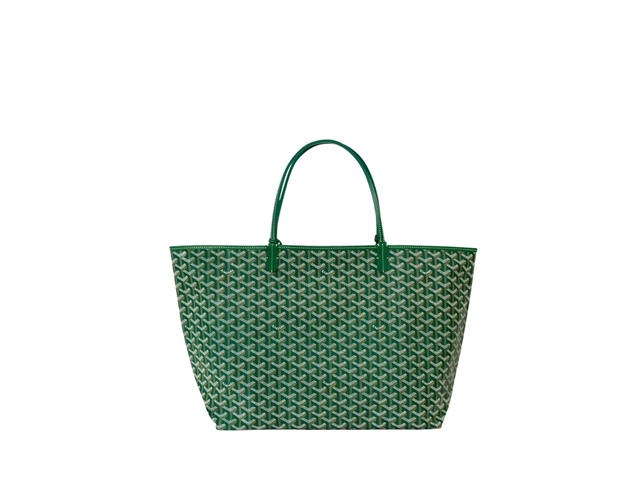 Goyard Goyard Saint Louis GM Bag Leather Croc Universel Green - view 2
