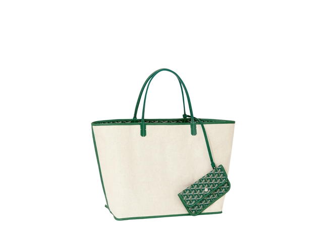Goyard Goyard Saint Louis GM Bag Leather Croc Universel Green - view 3