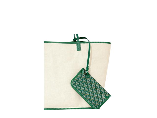 Goyard Goyard Saint Louis GM Bag Leather Croc Universel Green - view 6