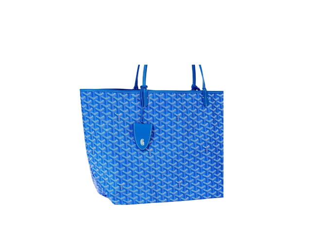 Goyard Goyard Saint Louis GM Bag Leather Croc Universel Sky Blue - view 4