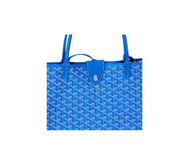 Goyard Goyard Saint Louis GM Bag Leather Croc Universel Sky Blue - view 5