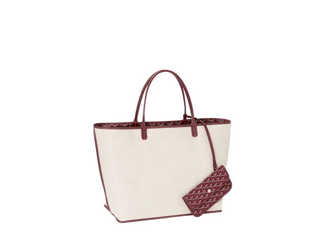 Goyard Goyard Saint Louis GM Bag Leather Croc Universel Burgundy - view 3
