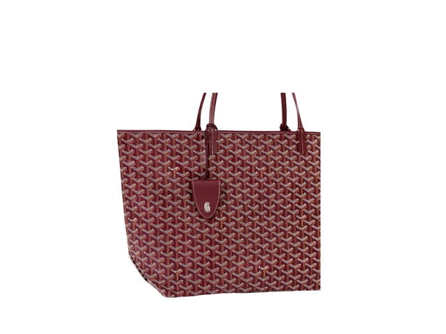 Goyard Goyard Saint Louis GM Bag Leather Croc Universel Burgundy - view 4