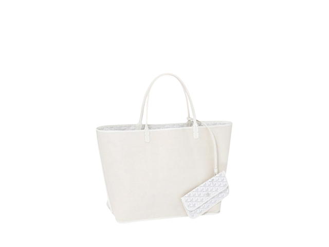 Goyard Goyard Saint Louis GM Bag Leather Croc Universel White - view 3