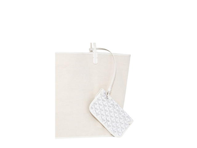 Goyard Goyard Saint Louis GM Bag Leather Croc Universel White - view 6