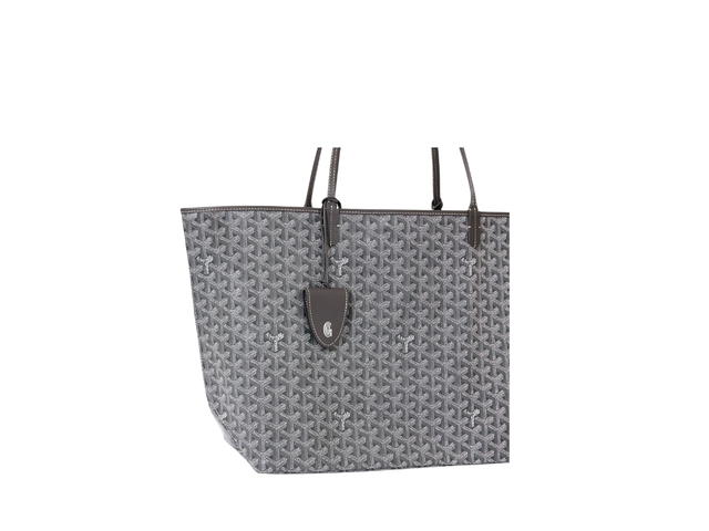 Goyard Goyard Saint Louis GM Bag Leather Croc Universel Grey - view 4