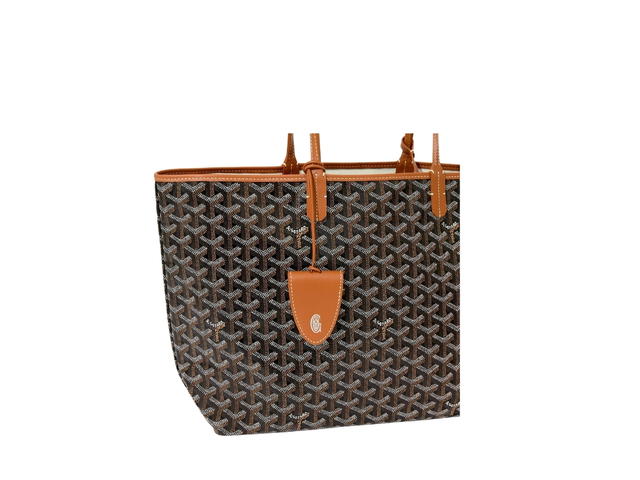 Goyard Goyard Saint Louis PM Bag Croc Universel Black Tan - view 4