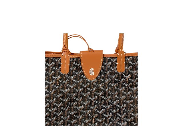 Goyard Goyard Saint Louis PM Bag Croc Universel Black Tan - view 5